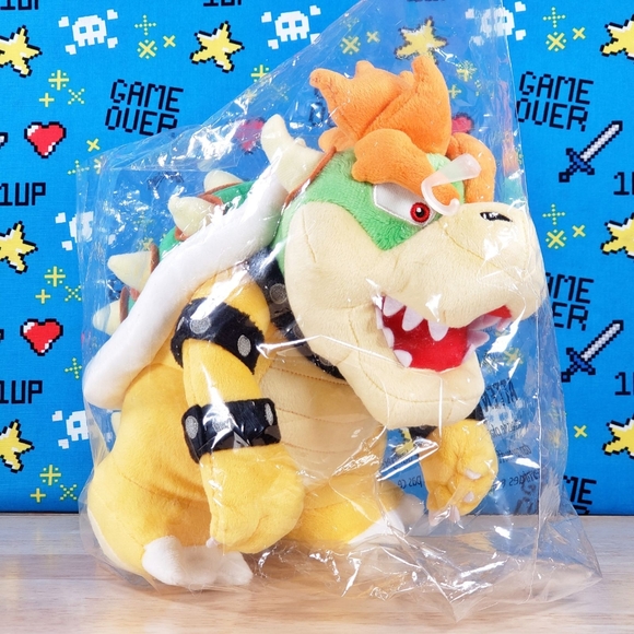 Little Buddy Nintendo BOWSER 10" #10 2017 All Star Super Mario Collectible Plush - Picture 12 of 12
